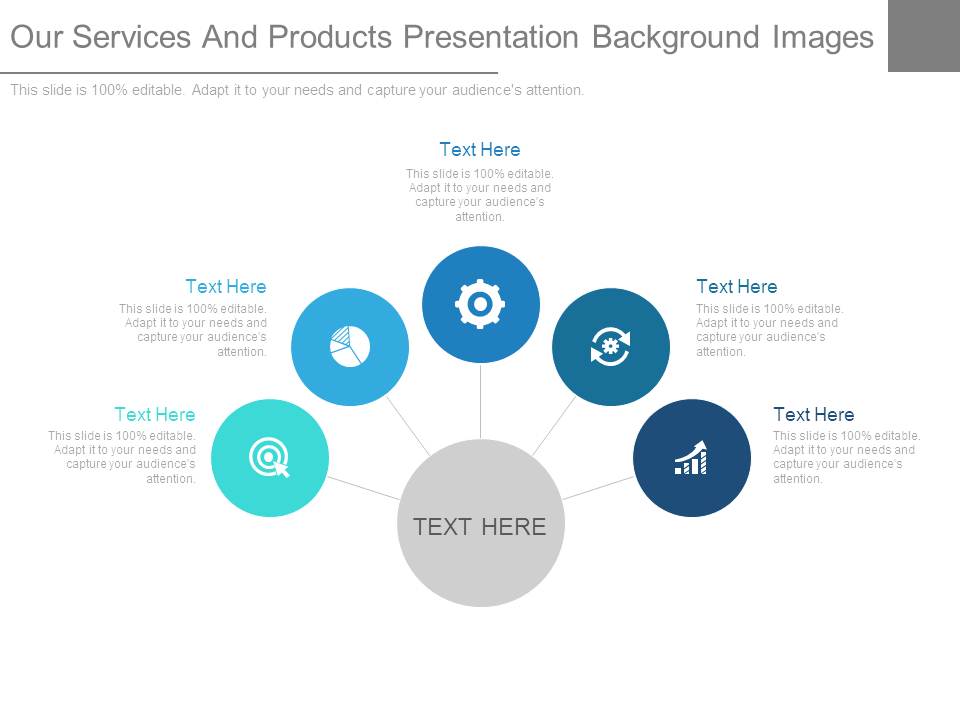 Our Services And Products Presentation Background Images