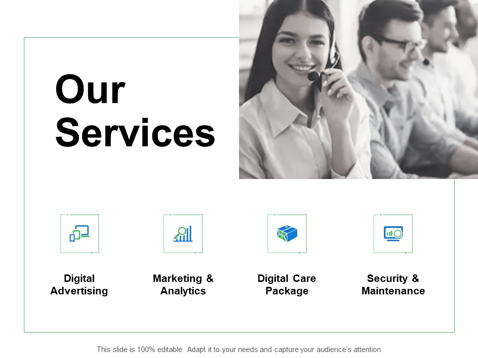 Our Services Digital Care Package Ppt PowerPoint Presentation Diagrams
