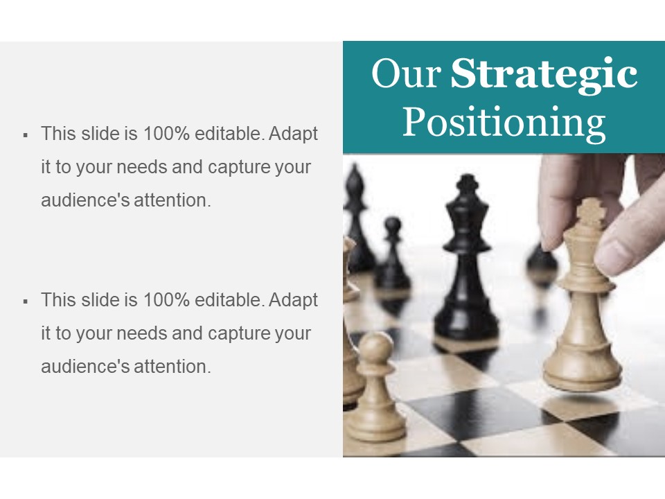 Our Strategic Positioning Ppt PowerPoint Presentation Infographics Ideas