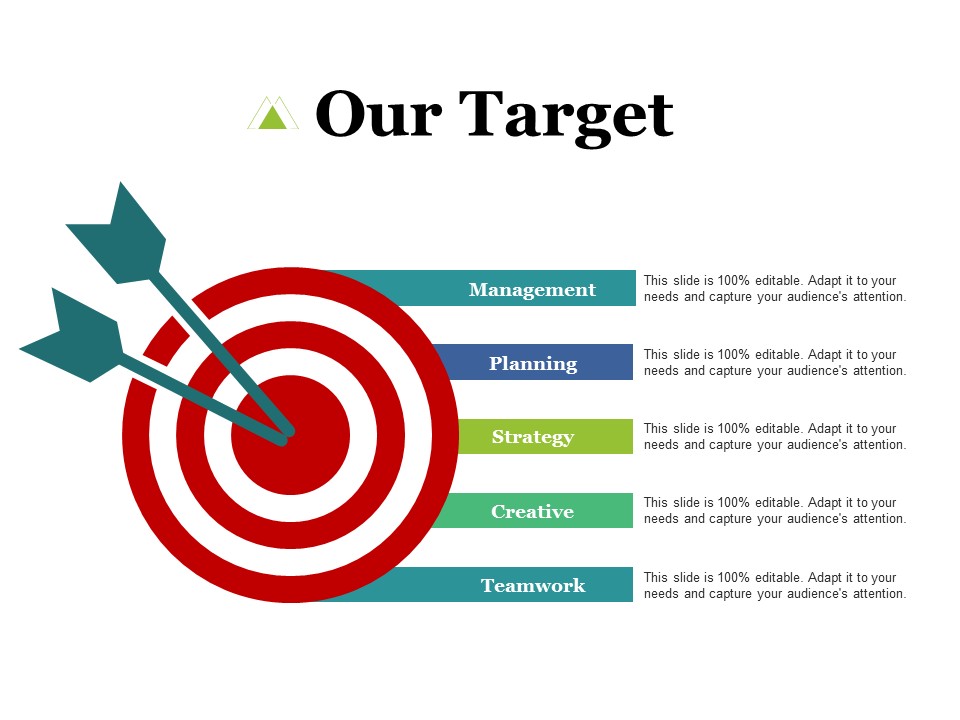 Our Target Creative Teamwork Ppt PowerPoint Presentation Layouts Sample