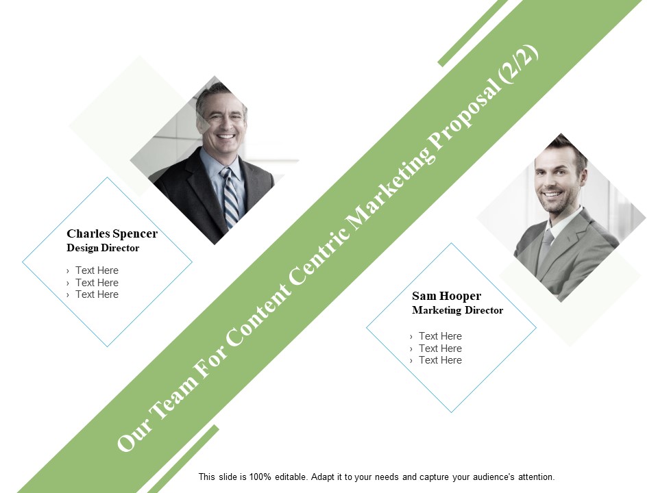 Our Team For Content Centric Marketing Proposal Planning Ppt PowerPoint Presentation File Outline