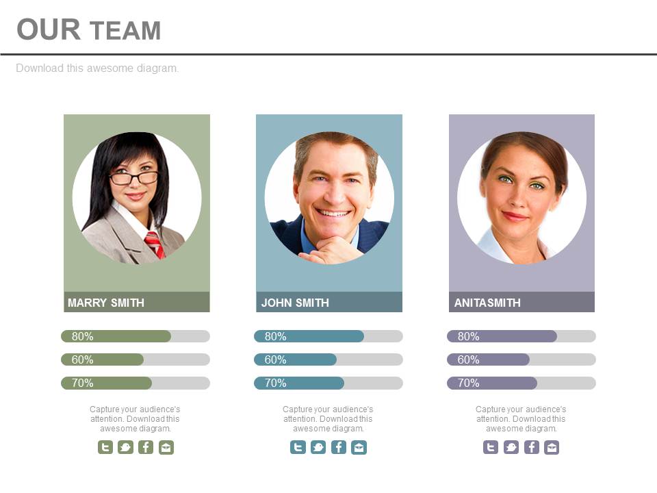 Our Team For Market Leadership Powerpoint Slides