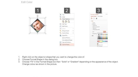 Our Team Introduction With Profile Powerpoint Slides