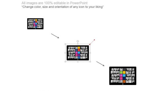 Our Team Network On Social Media Powerpoint Slides