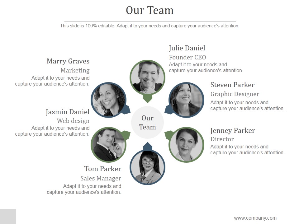 Our Team Ppt PowerPoint Presentation Designs
