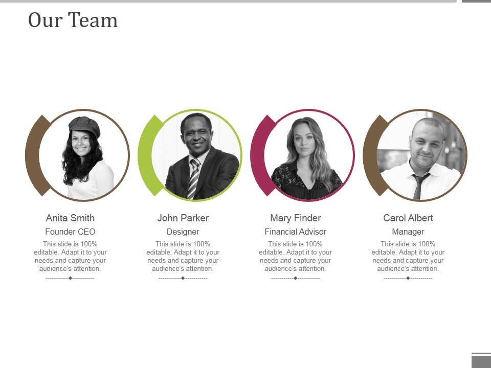 Our Team Ppt PowerPoint Presentation Gallery Professional