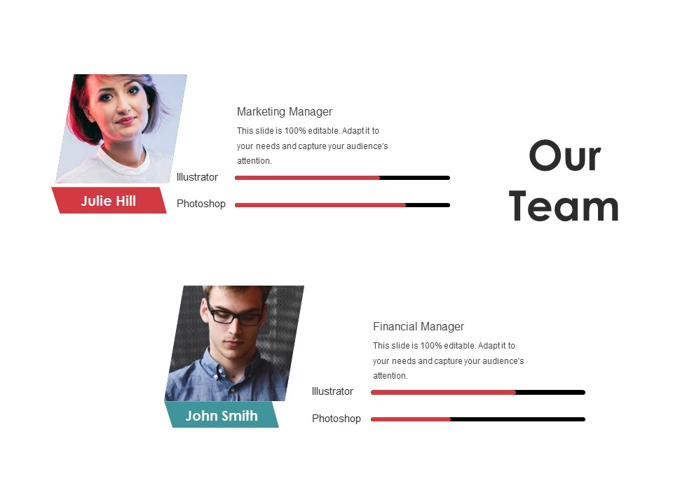 Our Team Ppt PowerPoint Presentation Infographic Template Clipart Images