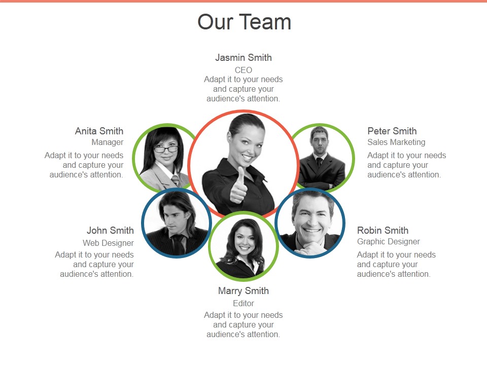 Our Team Ppt PowerPoint Presentation Infographic Template Design Inspiration