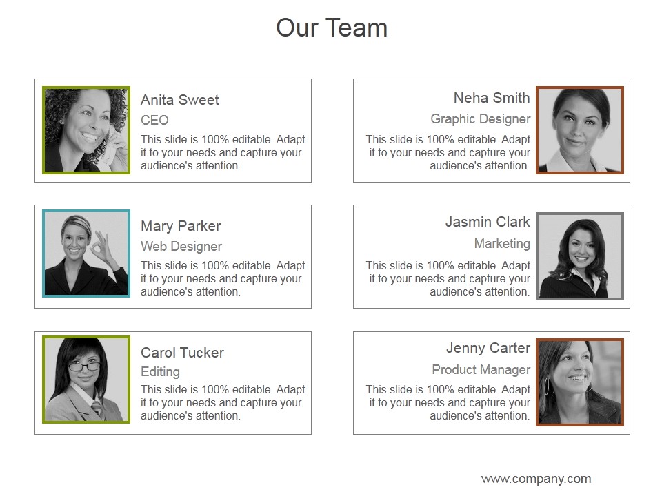 Our Team Ppt PowerPoint Presentation Portfolio