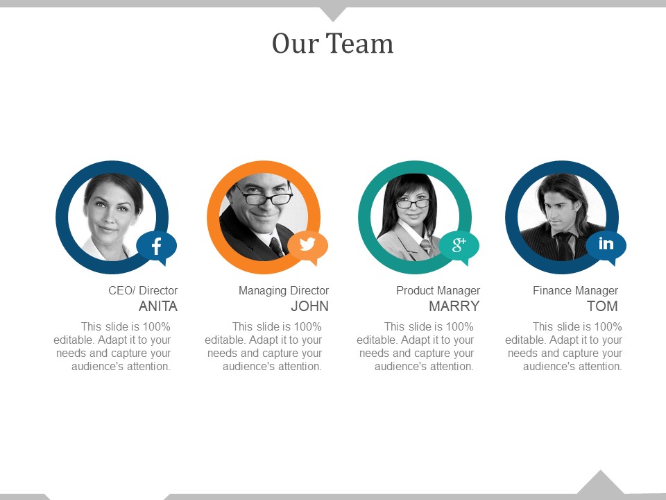Our Team Ppt PowerPoint Presentation Professional Design Ideas