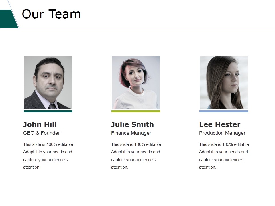 Our Team Ppt PowerPoint Presentation Professional Gallery