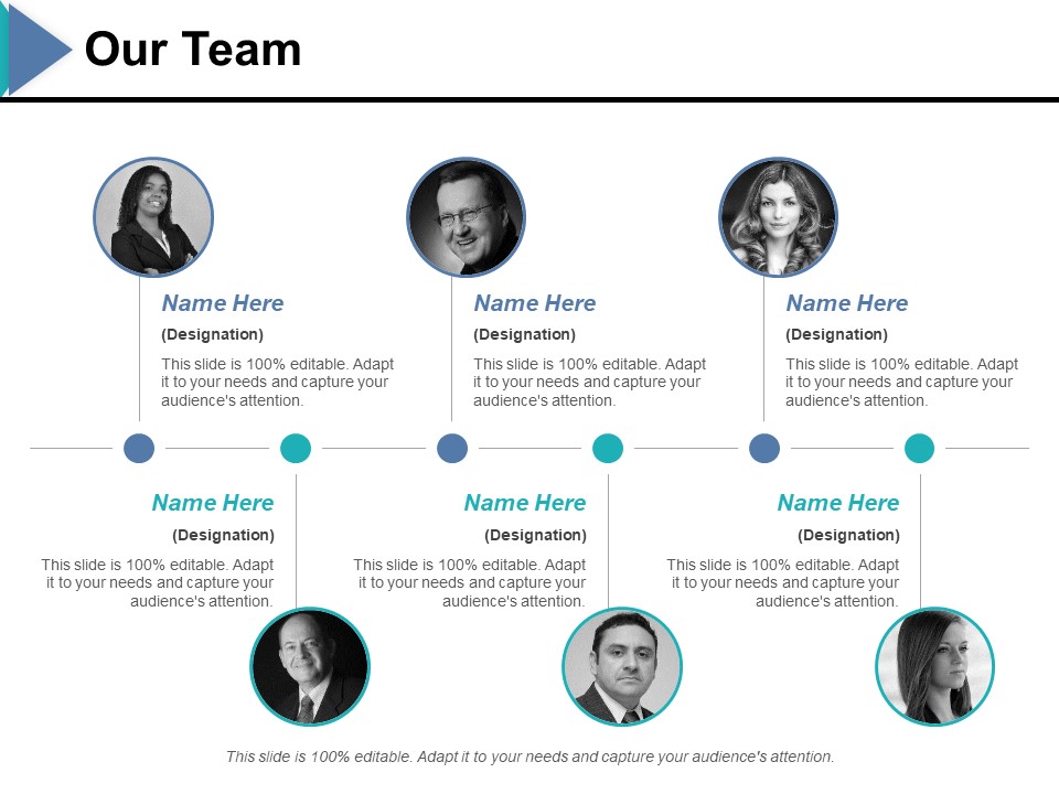 Our Team Ppt PowerPoint Presentation Visual Aids Styles
