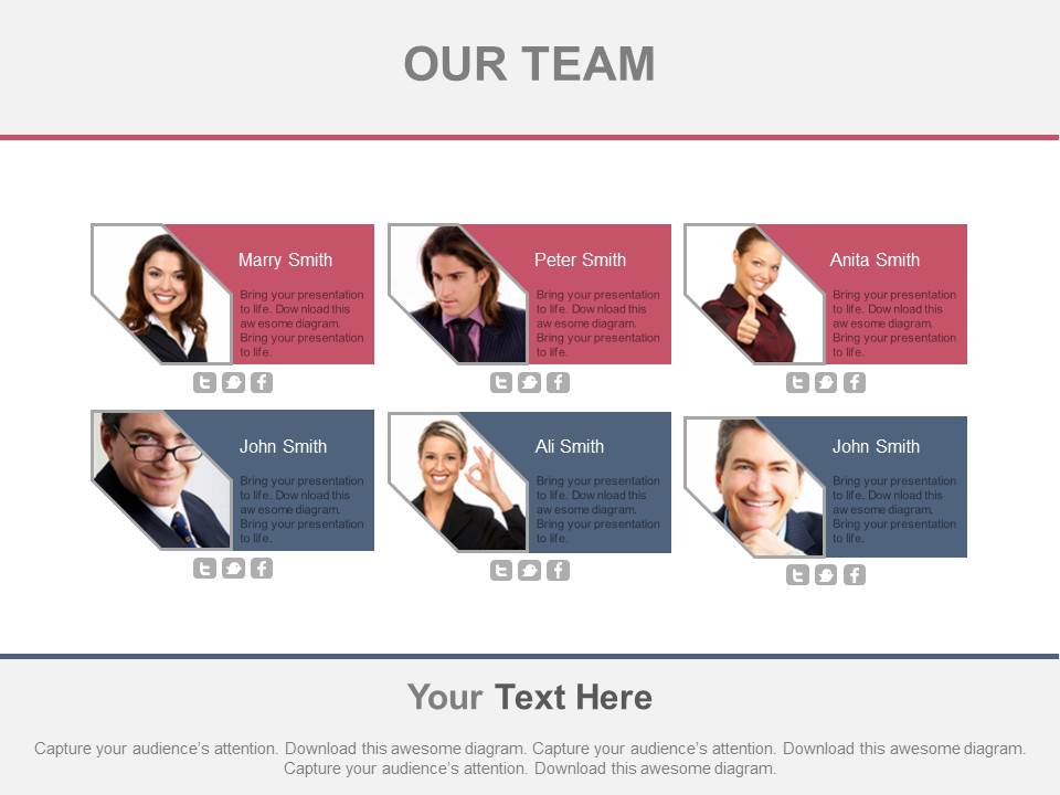 Our Team Working For Corporate Strategy Powerpoint Slides