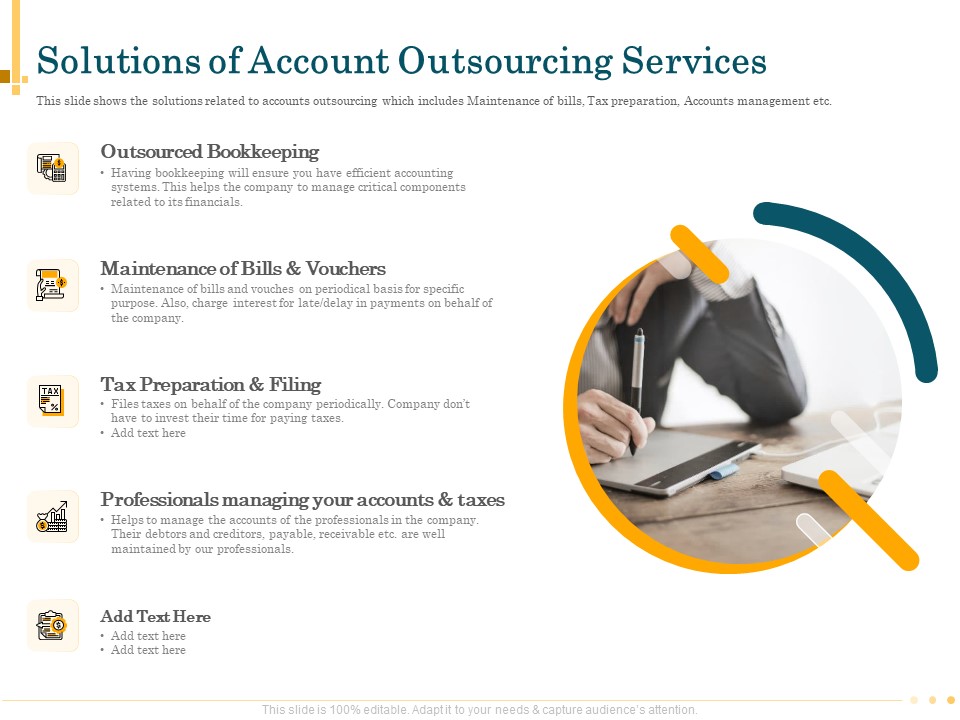 Outsource Bookkeeping Service Manage Financial Transactions Solutions Account Outsourcing Services Information PDF