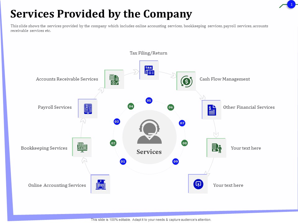 Outsourcing Of Finance And Accounting Processes Services Provided By The Company Pictures PDF