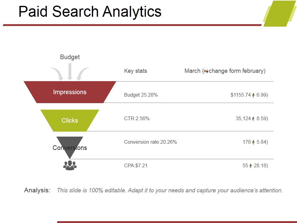 Paid Search Analytics Ppt PowerPoint Presentation Pictures Smartart
