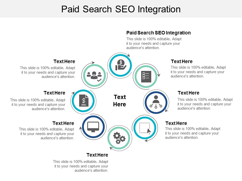Paid Search SEO Integration Ppt PowerPoint Presentation Model Maker Cpb