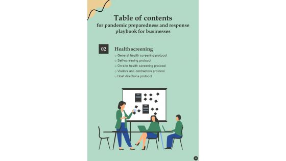 Pandemic Preparedness And Response Playbook For Businesses Template
