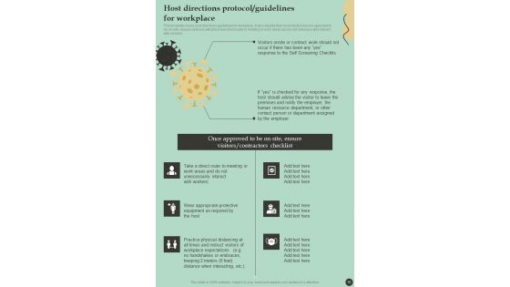 Pandemic Preparedness And Response Playbook For Businesses Template