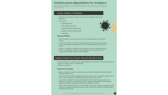 Pandemic Preparedness And Response Playbook For Businesses Template