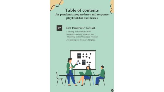 Pandemic Preparedness And Response Playbook For Businesses Template