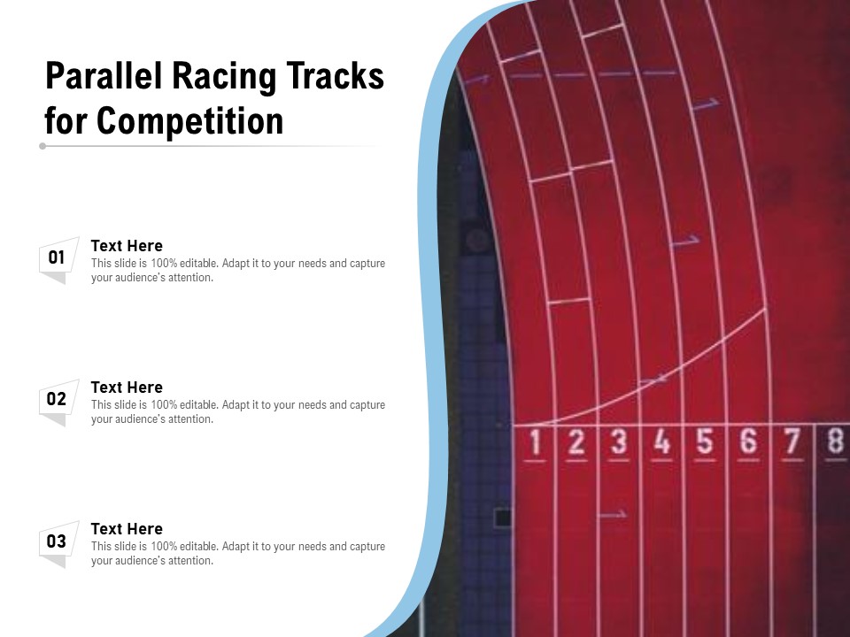 Parallel Racing Tracks For Competition Ppt PowerPoint Presentation File Grid PDF