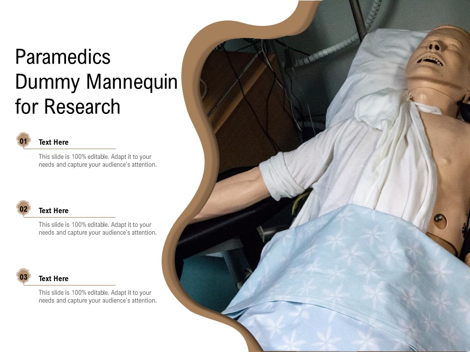 Paramedics Dummy Mannequin For Research Ppt PowerPoint Presentation Gallery Graphics Design PDF