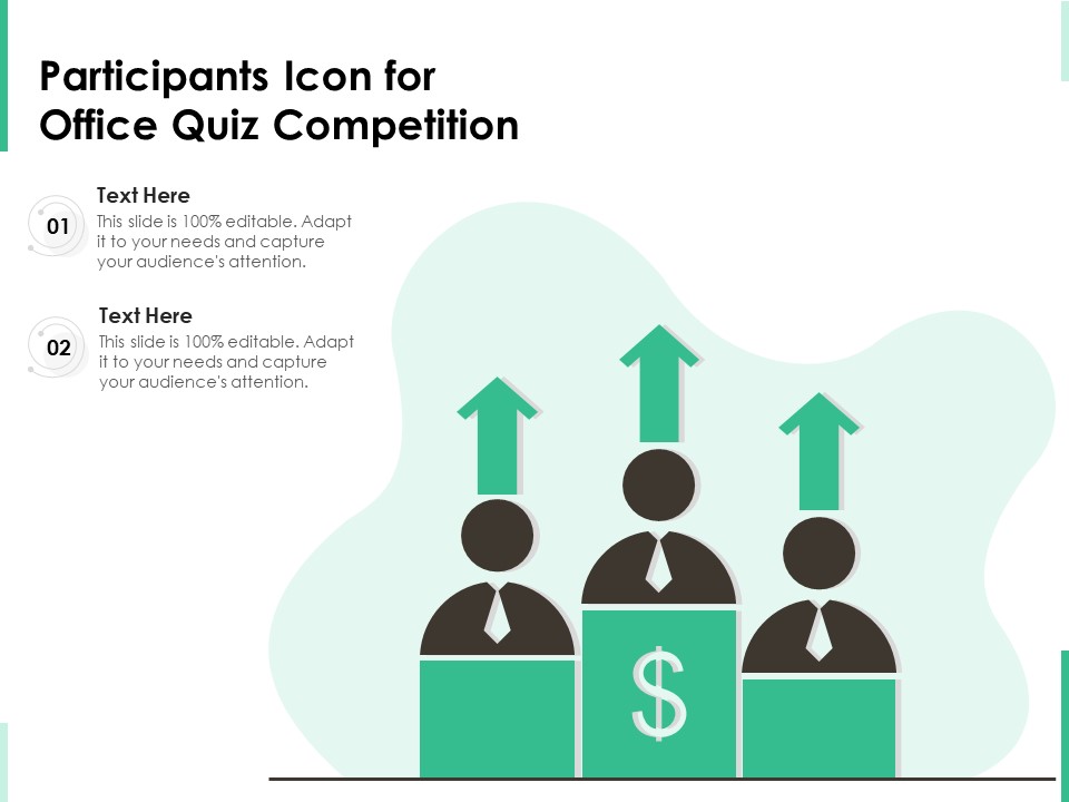 Participants Icon For Office Quiz Competition Ppt PowerPoint Presentation File Example Topics PDF