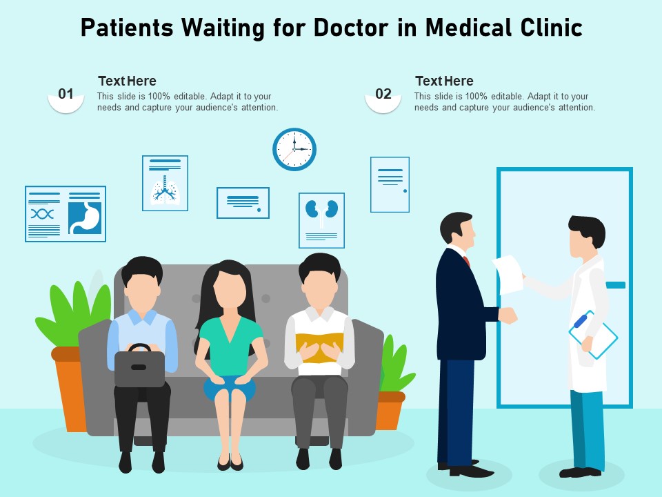 Patients Waiting For Doctor In Medical Clinic Ppt PowerPoint Presentation Gallery Smartart PDF