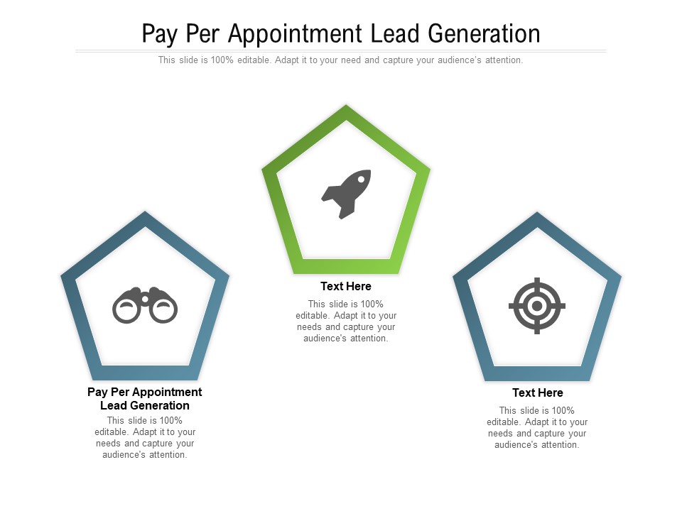 Pay Per Appointment Lead Generation Ppt PowerPoint Presentation Icon Guidelines Cpb Pdf