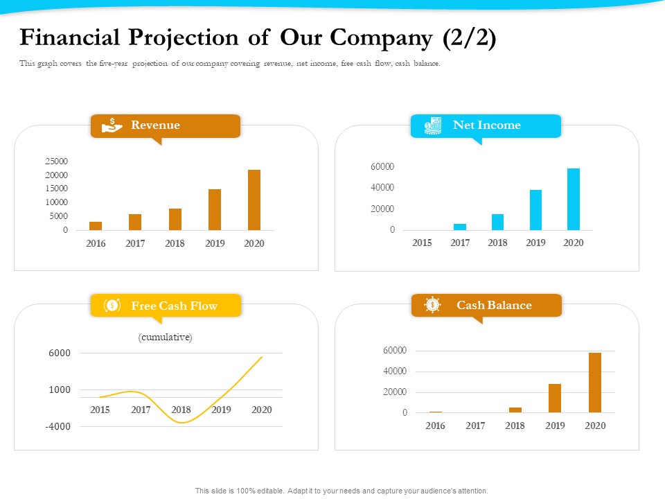 Payment Processor Financial Projection Of Our Company Summary PDF