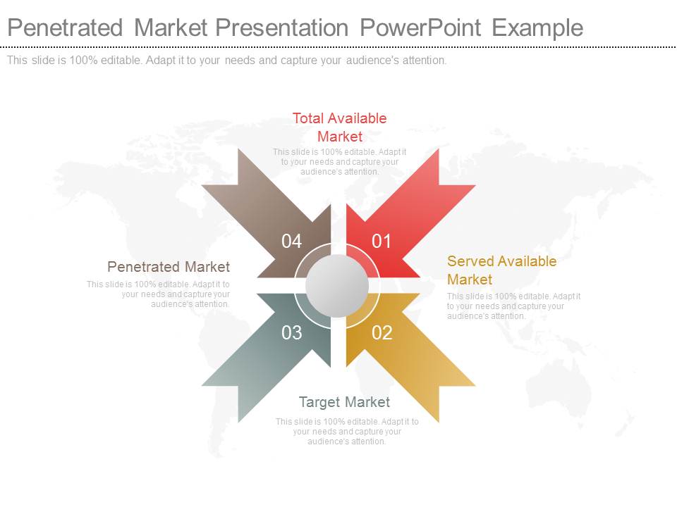 Penetrated Market Presentation Powerpoint Example