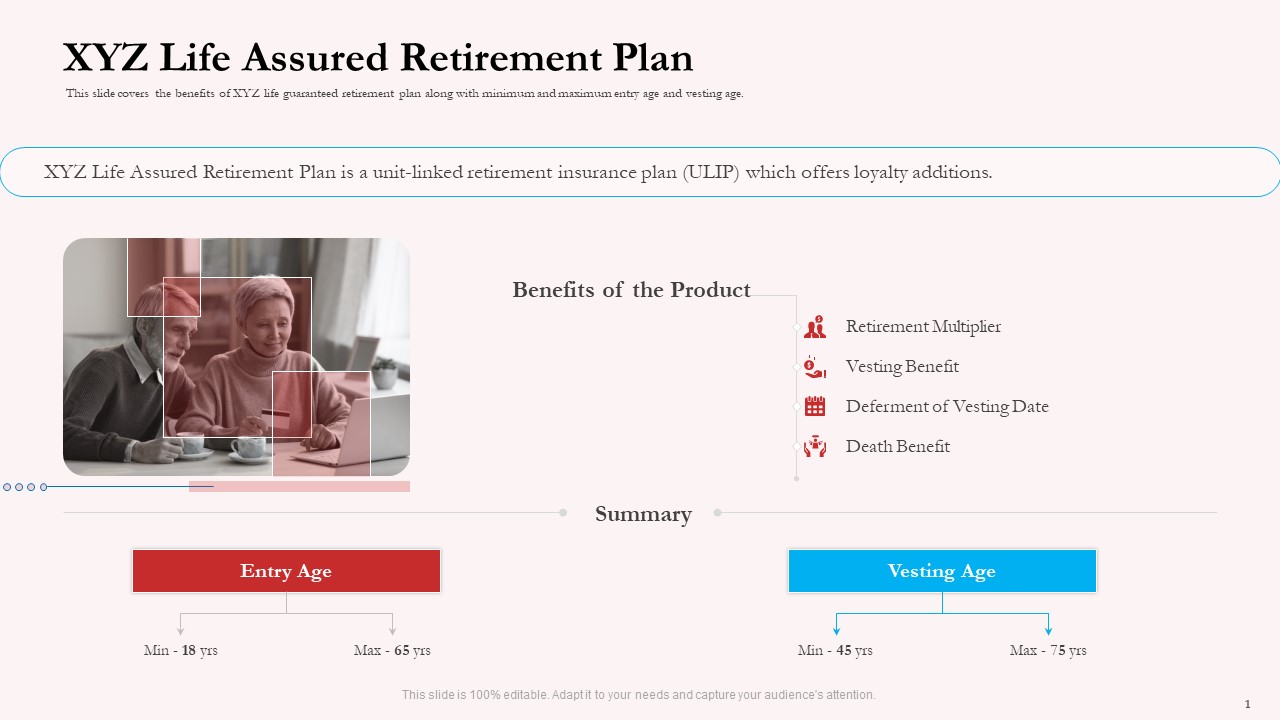 Pension Plan XYZ Life Assured Retirement Plan Ppt Styles Deck PDF