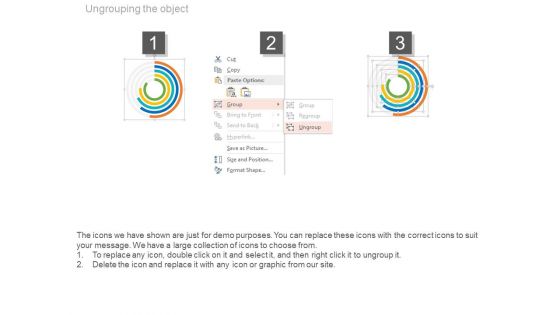 Percentage Data Circle Chart Powerpoint Slides