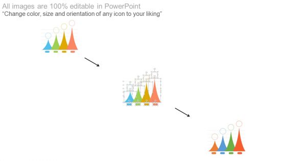 Percentage Data Growth Chart Powerpoint Slides