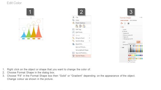 Percentage Data Growth Chart Powerpoint Slides