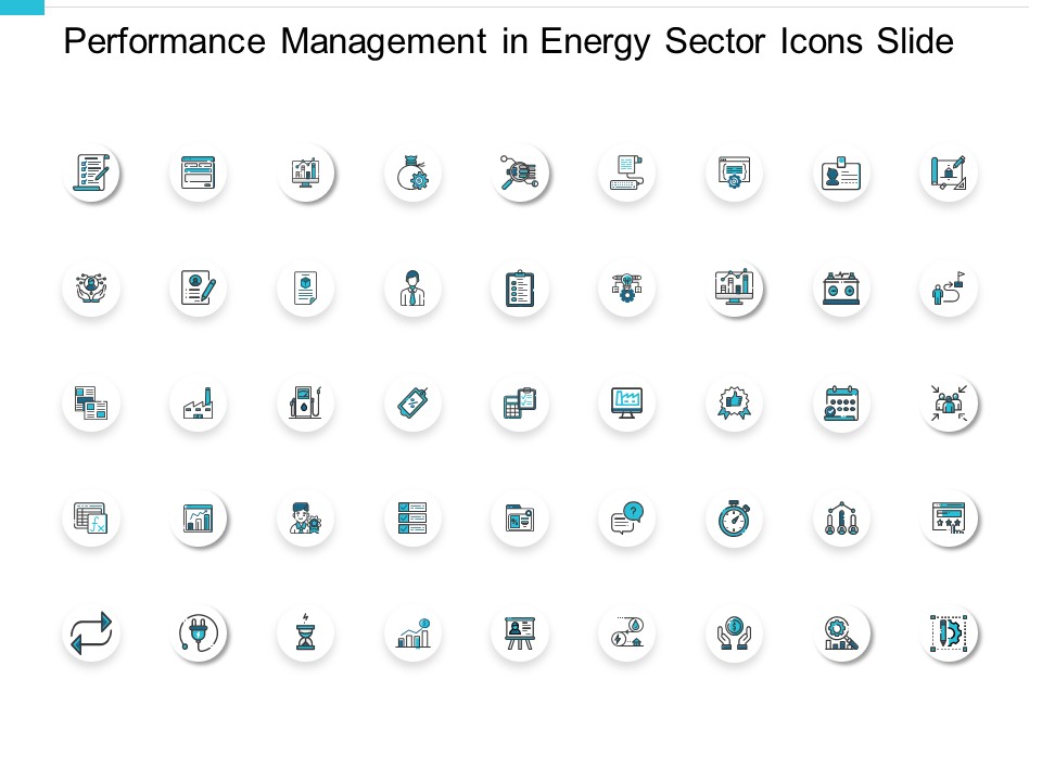 Performance Management In Energy Sector Icons Slide Growth Ppt PowerPoint Presentation Icon Picture