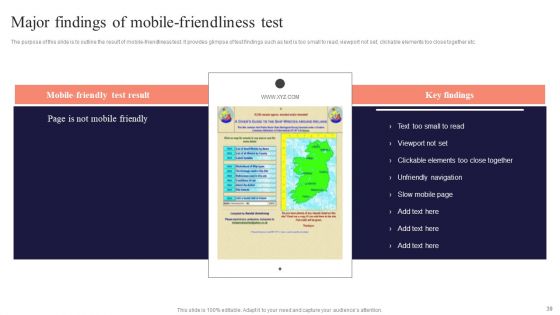 Performing Mobile SEO Audit To Analyze Web Traffic Ppt PowerPoint Presentation Complete Deck With Slides