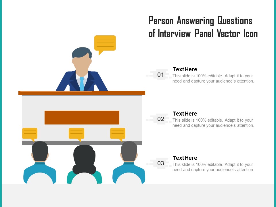 Person Answering Questions Of Interview Panel Vector Icon Ppt PowerPoint Presentation Portfolio File Formats PDF