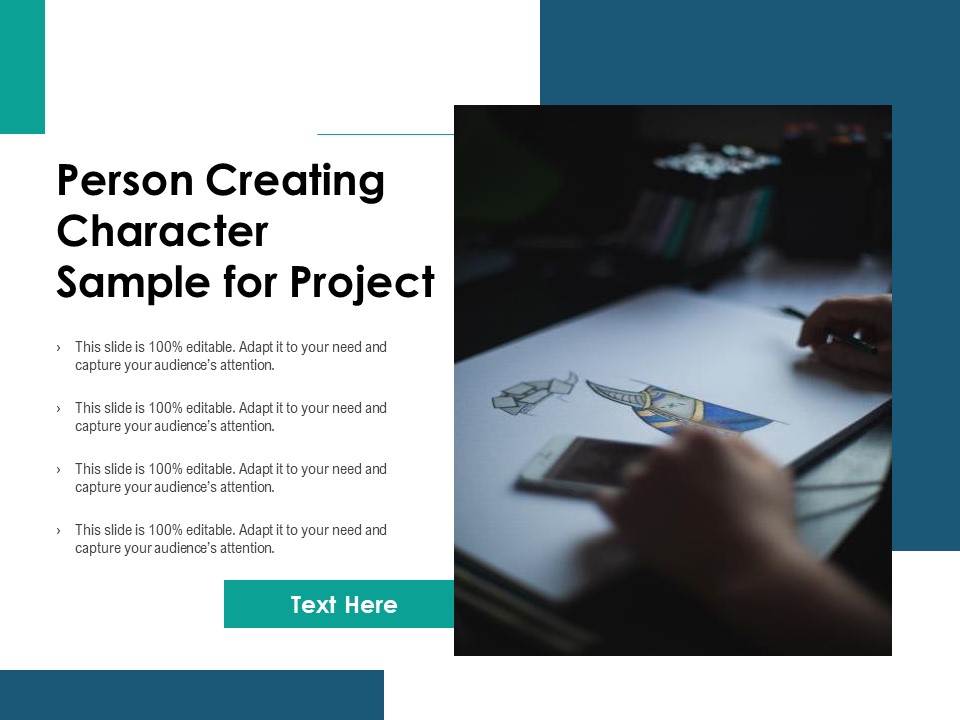 Person Creating Character Sample For Project Ppt PowerPoint Presentation Icon Show PDF