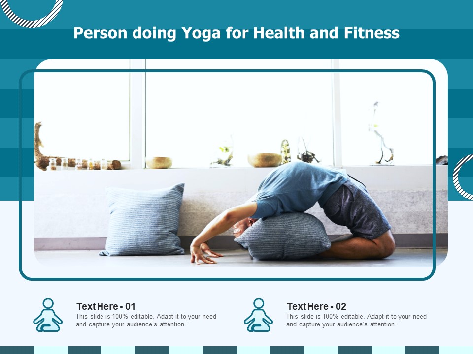 Person Doing Yoga For Health And Fitness Ppt PowerPoint Presentation Styles Slideshow PDF