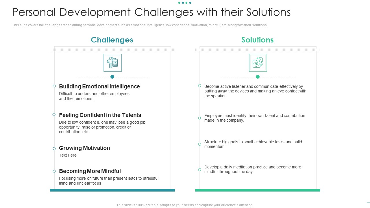 Personal Development Challenges With Their Solutions Download PDF