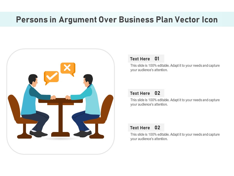 Persons In Argument Over Business Plan Vector Icon Ppt PowerPoint Presentation Icon Slides PDF