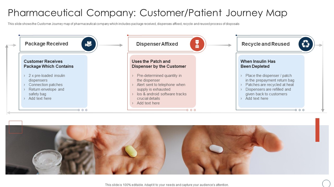 Pharmaceutical Company Customer Patient Journey Obtaining Sustainability Growing Pharmaceutical Organization Sample PDF