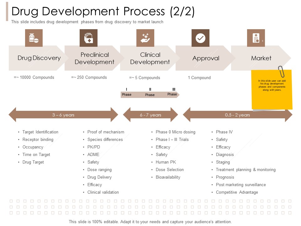 Pharmaceutical Marketing Strategies Drug Development Process Target Summary PDF