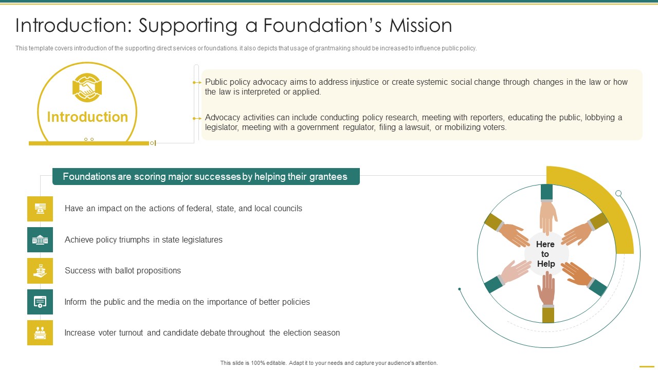 Philanthropy Defense Playbook Introduction Supporting A Foundations Mission Information PDF