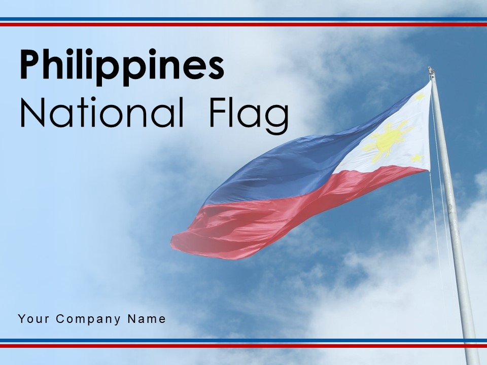 Philippines National Flag Hand Painted Hexagonal Representation Ppt PowerPoint Presentation Complete Deck