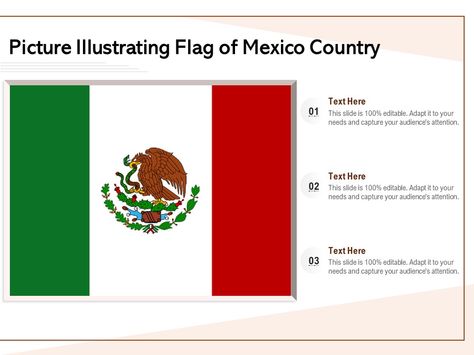 Picture Illustrating Flag Of Mexico Country Ppt PowerPoint Presentation Ideas Graphic Images