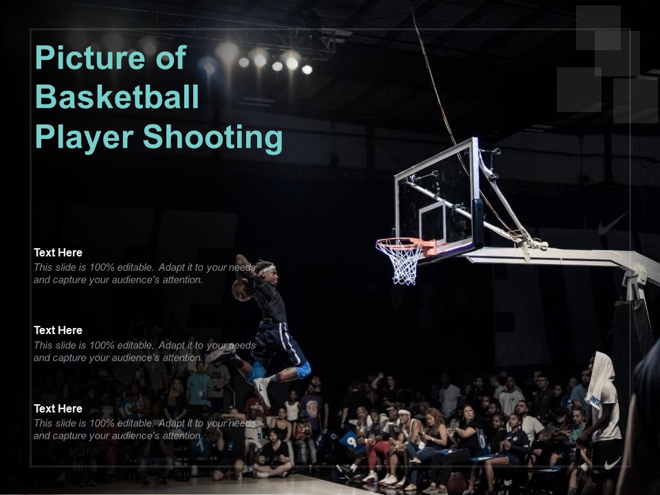 Picture Of Basketball Player Shooting Ppt PowerPoint Presentation Portfolio Shapes