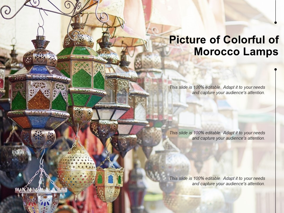 Picture Of Colorful Of Morocco Lamps Ppt PowerPoint Presentation Slides Demonstration